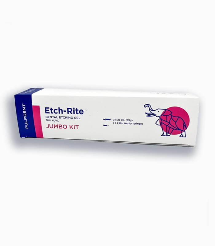 ژل اسید اچ جامبو 38 درصد پالپ دنت  PulpDent Etch-Rite Etching Gel
